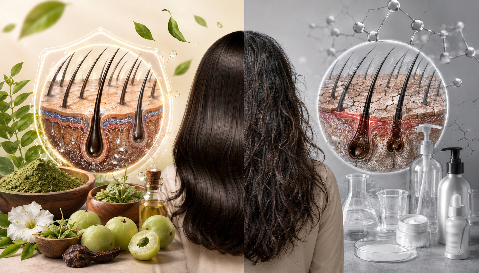Scalp Hydration: Natural vs Synthetic Hair Care for Long-Term Scalp Health